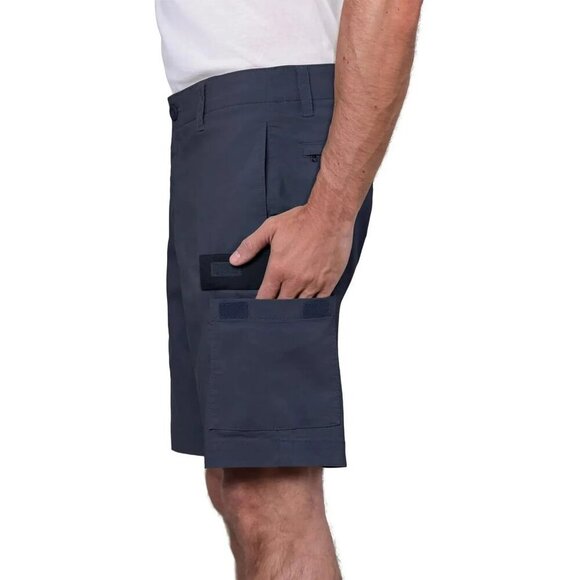 Wearfirst Men’s Classic Fit Stretch Lightweight Cargo Short, Blue, 44 - Picture 5 of 5